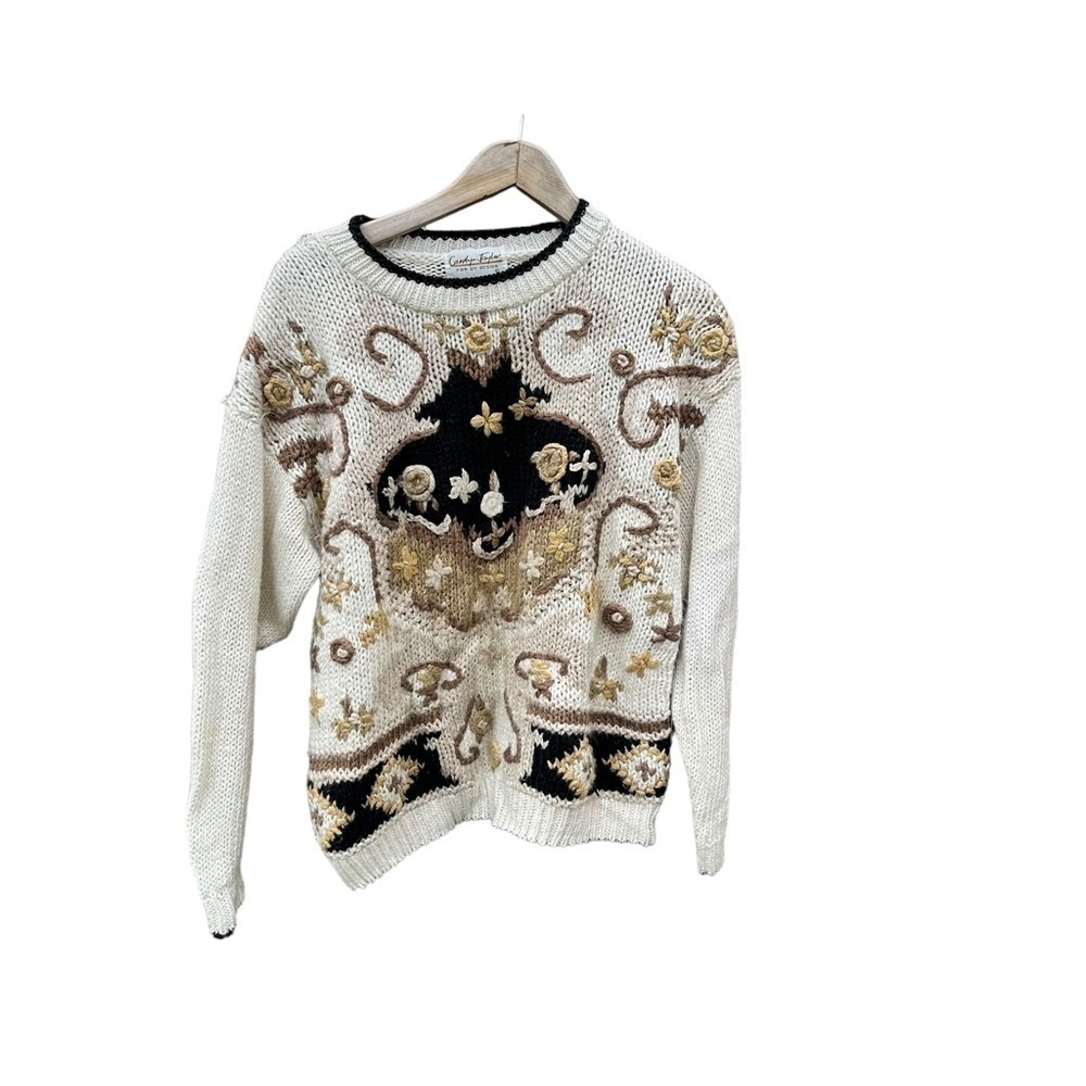 Carolyn Taylor for By Design vintage sweater size large Sweater Grannycore